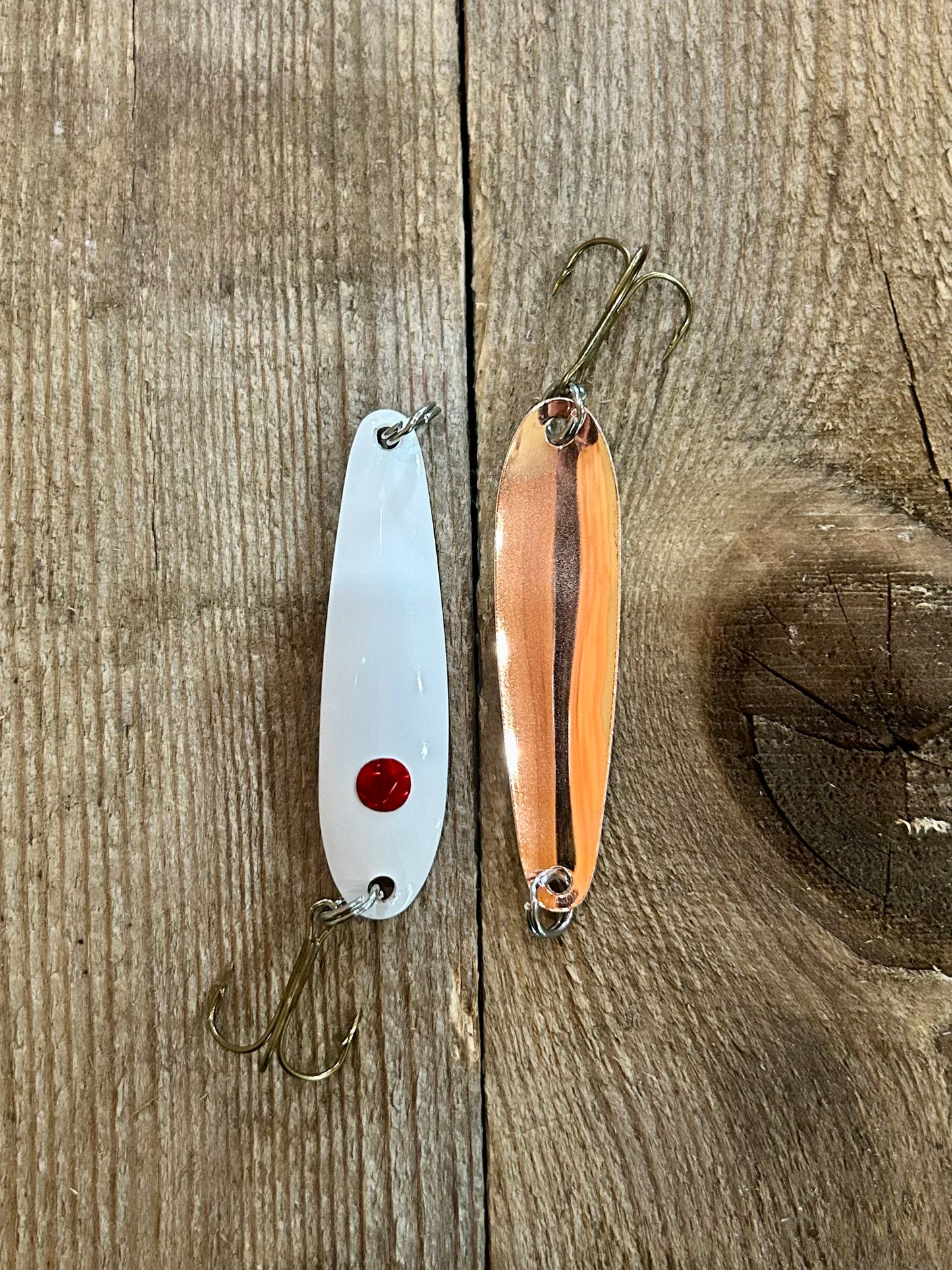 White/Copper - Red Dot