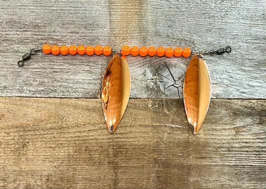 In-line Spinner: Classic Copper/Orange